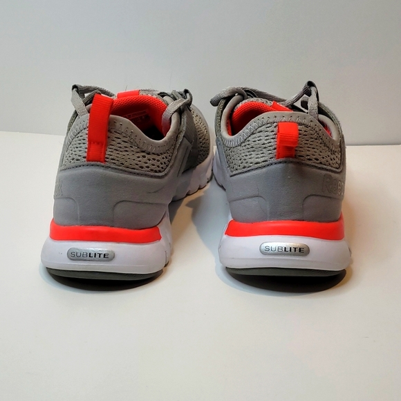 Reebok SubLite Women's size 7 Running Shoe 1Y3501 Gray White Pink Corral - Picture 4 of 9